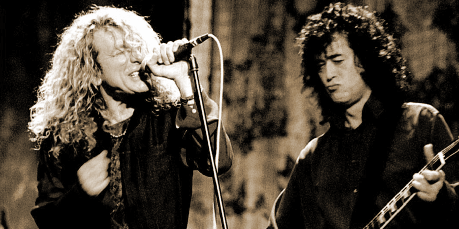 Jimmy Page and Robert Plant